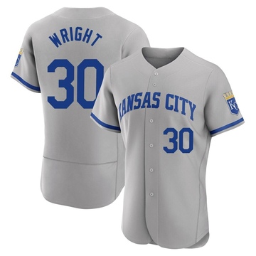 Kyle Wright Men's Authentic Kansas City Royals Gray 2022 Road Jersey