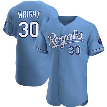 Kyle Wright Men's Authentic Kansas City Royals Light Blue Alternate Jersey