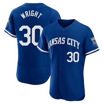 Kyle Wright Men's Authentic Kansas City Royals Royal 2022 Alternate Jersey