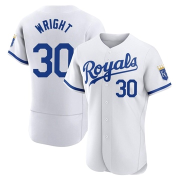 Kyle Wright Men's Authentic Kansas City Royals White 2022 Home Jersey