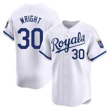 Kyle Wright Men's Limited Kansas City Royals White Home Jersey