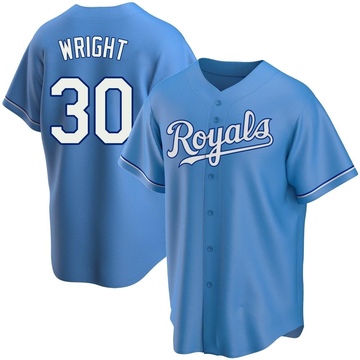 Kyle Wright Men's Replica Kansas City Royals Light Blue Alternate Jersey