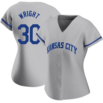 Kyle Wright Women's Authentic Kansas City Royals Gray 2022 Road Jersey