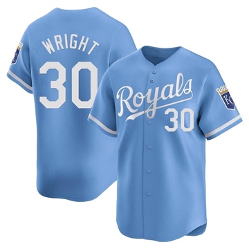 Kyle Wright Youth Limited Kansas City Royals Light Blue Alternate Jersey