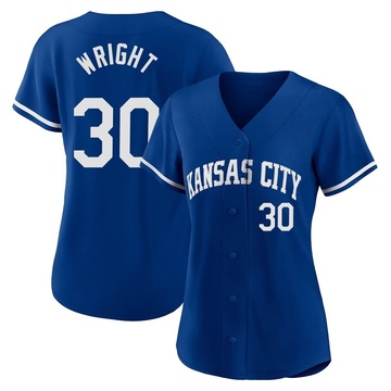 Kyle Wright Youth Replica Kansas City Royals Royal 2022 Alternate Jersey