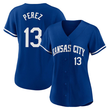 Salvador Perez Youth Replica Kansas City Royals Royal 2022 Alternate Jersey