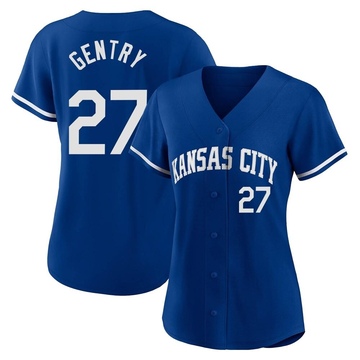 Tyler Gentry Youth Replica Kansas City Royals Royal 2022 Alternate Jersey